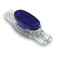 Connector 2-Way Inline 0.9-1.3mm Blue Top