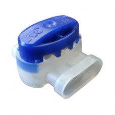 Connector 3 Way 0.5-1.5mm Blue Top