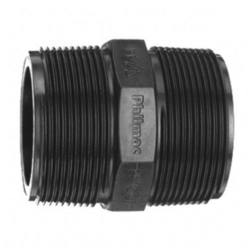 Philmac Threaded Plain Hex Nipple