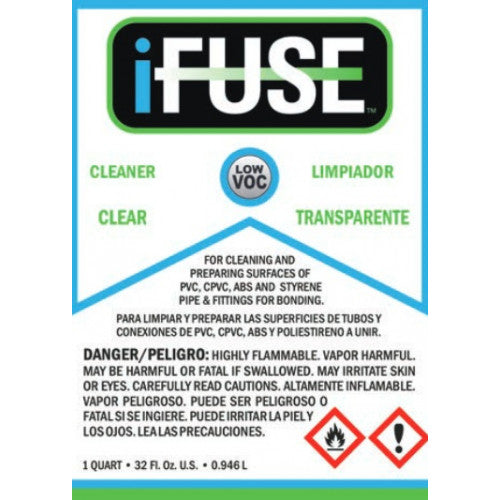 iFUSE PVC Cleaner Clear